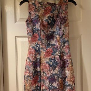 Multi colored double ended zipper dress